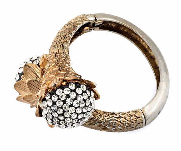 BRACCIALE RIGIDO CON STRASS