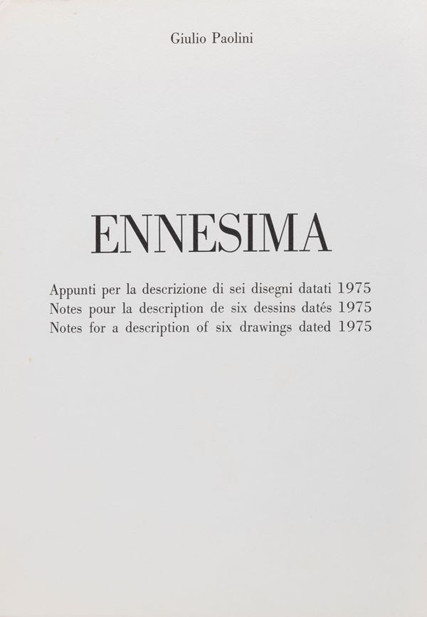 DUE INCISIONI  F.TE GIULIO PAOLINI