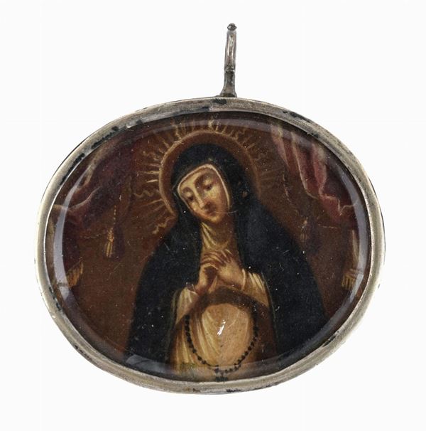 MINIATURA DOPPIA DEL XVIII SECOLO