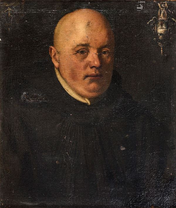 DIPINTO RITRATTO DI PRIORE DEL SEICENTO