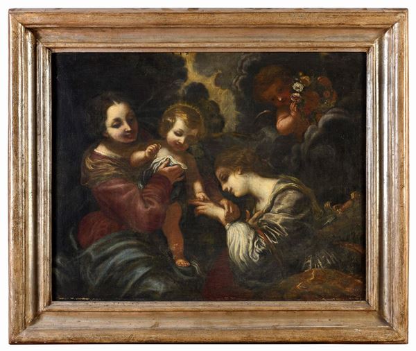 SPOSALIZIO MISTICO DI SANTA CATERINA ATTRIBUITO AL VOLTERRANO