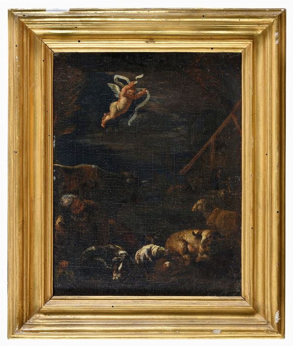 PASTORALE IN NOTTURNO DI PITTOIRE GENOVESE DEL SEICENTO