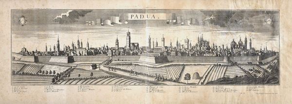 INCISIONE PADOVA DEL SETTECENTO
