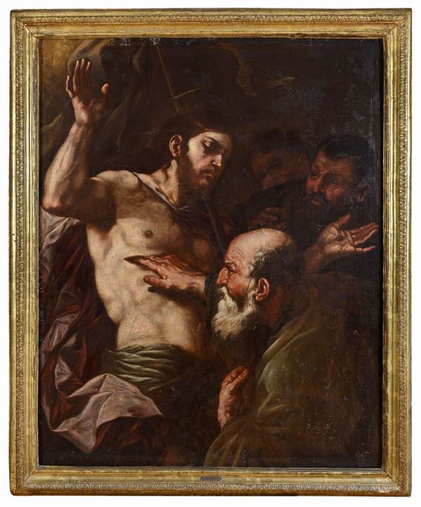 DIPINTO INCREDULIT&#193; DI SAN TOMMASO  DI LUCA GIORDANO