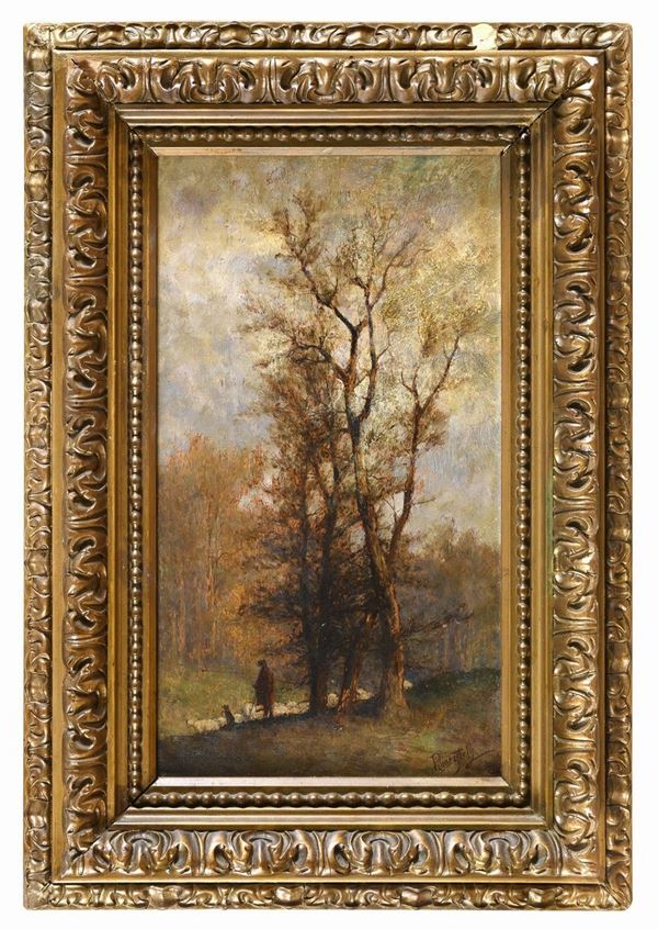 BOSCO CON PASTORE DI GIOVANNI PIANCASTELLI