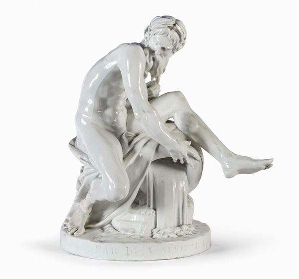 SCULTURA IN PORCELLANA, M. CAFFIERI NAPOLI 1759