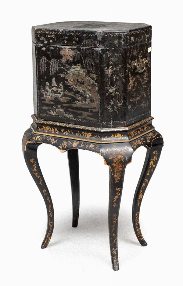 CASSA NUZIALE A CHINOISERIES