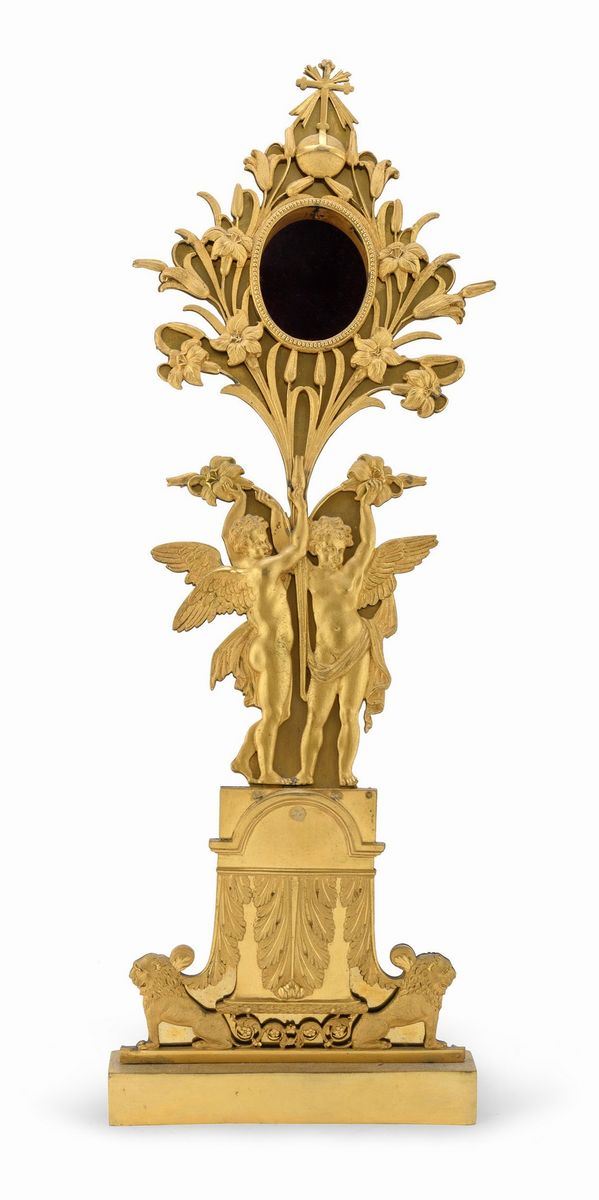 OSTENSORIO IN BRONZO DORATO, PIERRE PHILIPPE THOMIRE