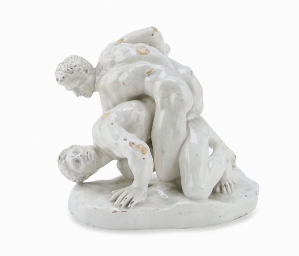 GRUPPO IN CERAMICA, CAPODIMONTE
