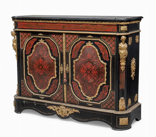 MEUBLE D&#39;APPUI BOULLE, FRANCIA XIX SECOLO