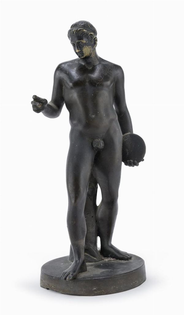SCULTURA IN BRONZO DISCOBOLO