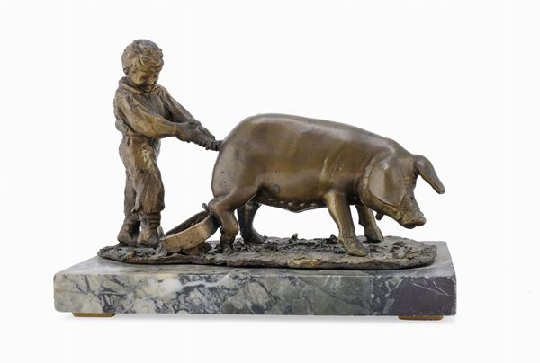GRUPPO IN BRONZO DI FRANCESCO JERACE