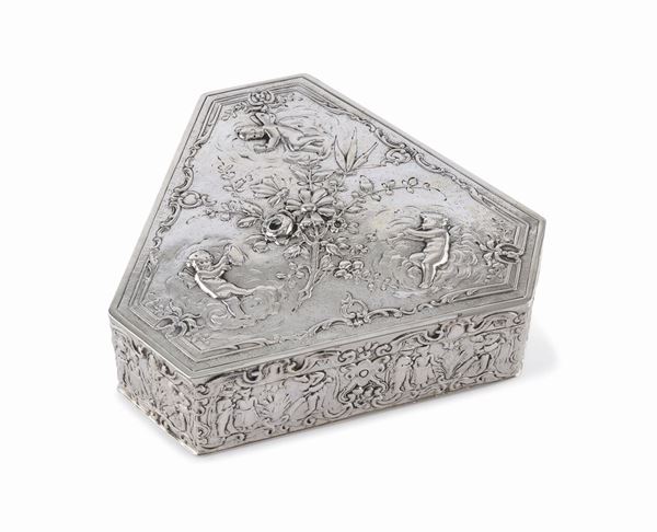 SCATOLA IN ARGENTO, GERMANIA XIX SECOLO