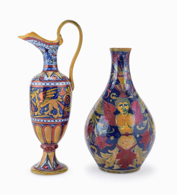 BOTTIGLIA E BROCCA IN CERAMICA, SANTARELLI GUALDO TADINO