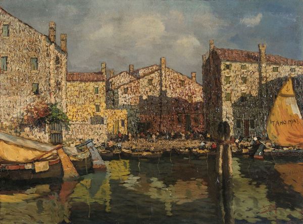 DIPINTO CHIOGGIA  F.TO PAGAN