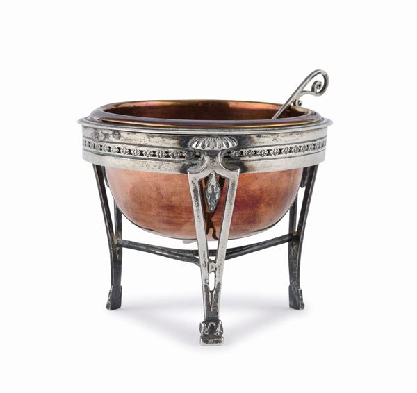 SALIERA IN ARGENTO, MILANO 1820/1830
