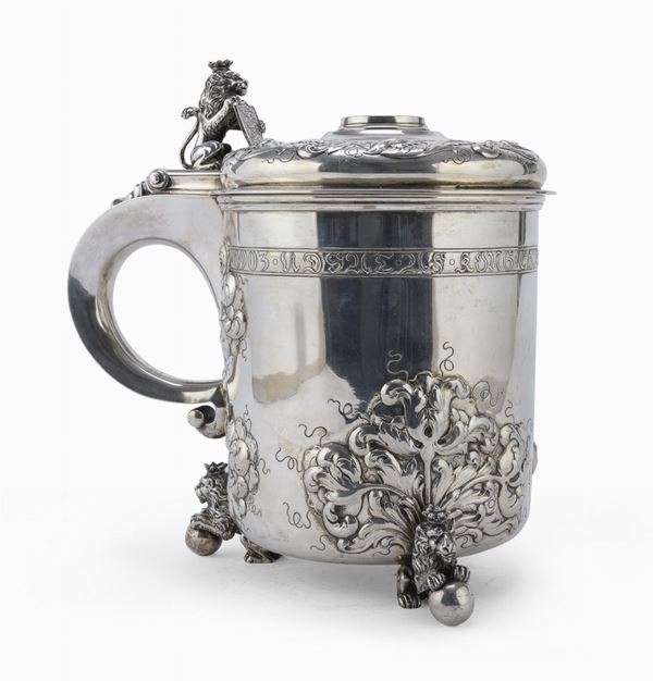 TANKARD IN ARGENTO FAMIGLIA REALE DANESE
