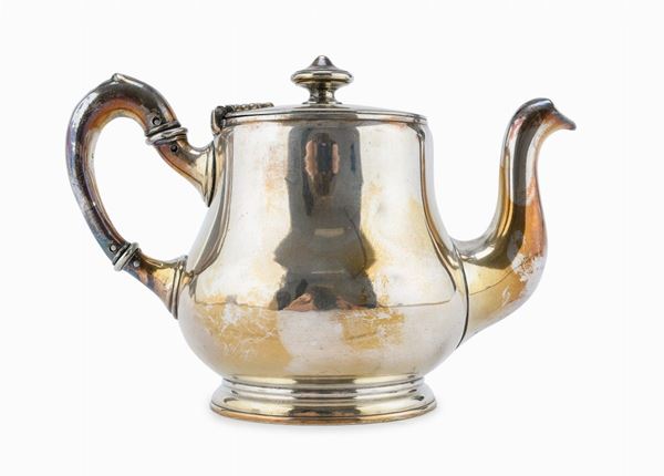 PICCOLA TEIERA IN SILVERPLATED, BROGGI FIRENZE