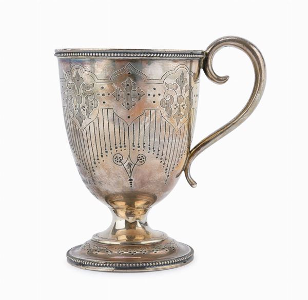 BICCHIERE IN ARGENTO, LONDRA 1871