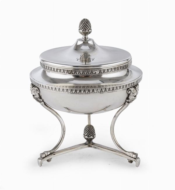 ZUCCHERIERA IN ARGENTO, REGNO AUSTRO UNGARICO, POLONIA 1847