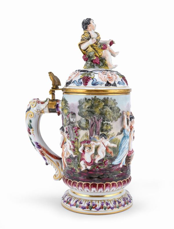 TANKARD IN PORCELLANA, GINORI