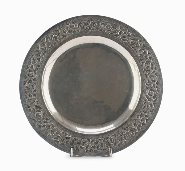 PIATTO IN ARGENTO, INIZI XX SECOLO