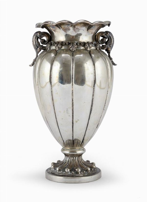 VASO IN ARGENTO, ITALIA 1940 ca.