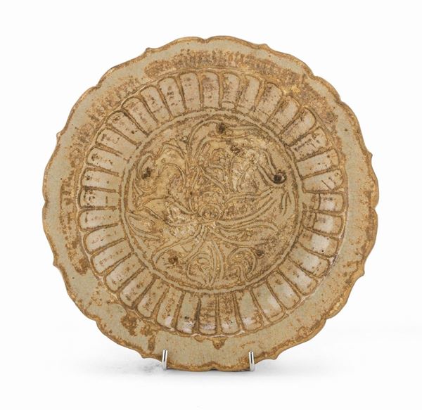 PIATTO IN CERAMICA INVETRIATA, VIETNAM XIII-XIV SECOLO