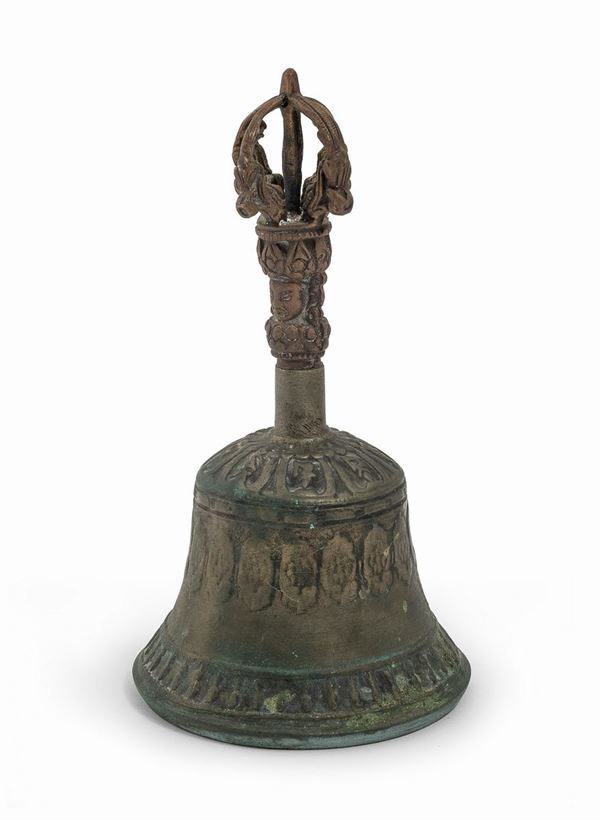 CAMPANA IN BRONZO, TIBET