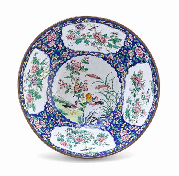 CIOTOLA IN METALLO CLOISONN&#200;, CINA