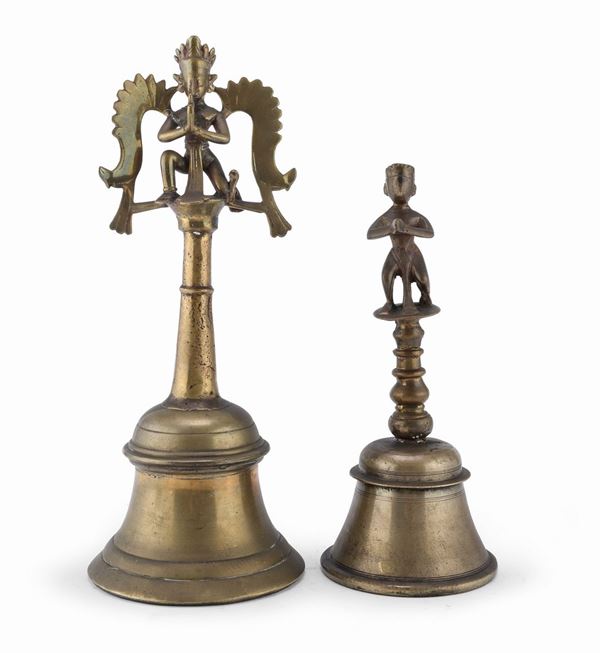 DUE CAMPANE IN BRONZO, INDIA