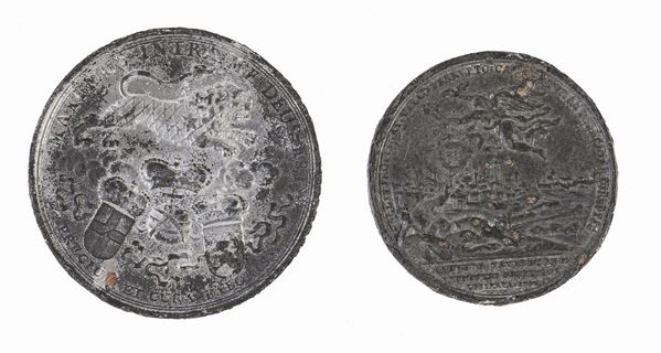 DUE MEDAGLIE, GERMANIA XVIII SECOLO