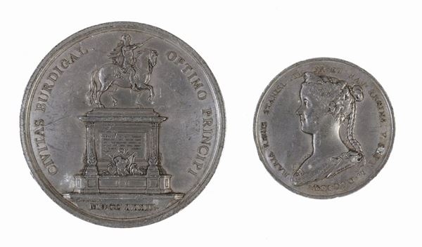 DUE MEDAGLIE, XVIII SECOLO