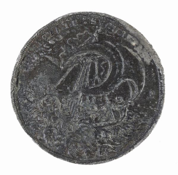 GETTONE APOTROPAICO, XVII - XVIII SECOLO
