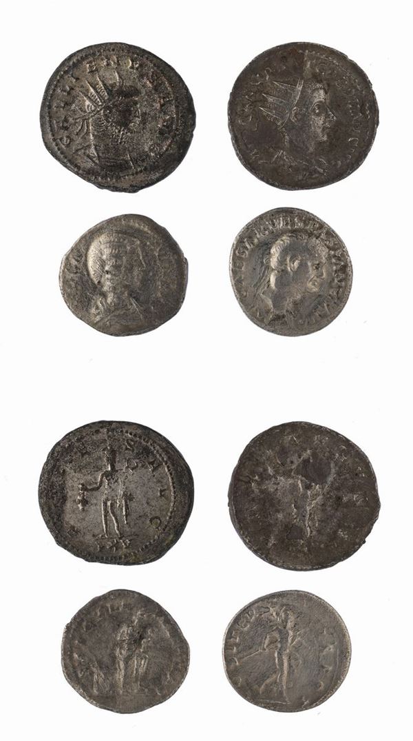 QUATTRO MONETE ROMANE