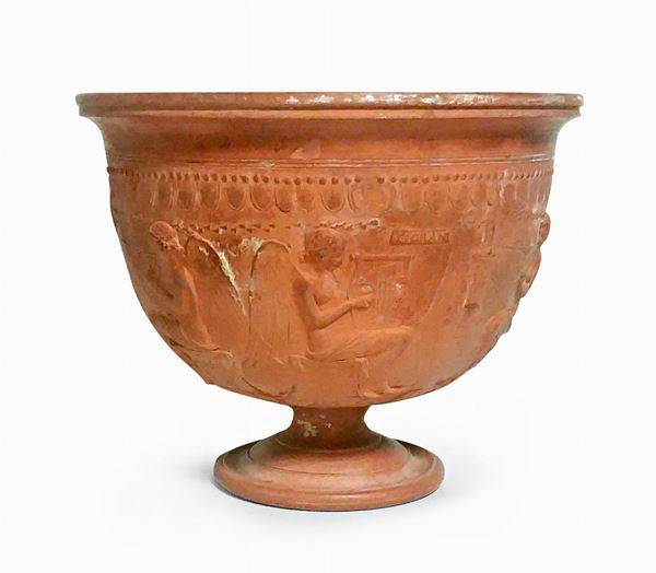 COPPA IN TERRACOTTA, XX SECOLO