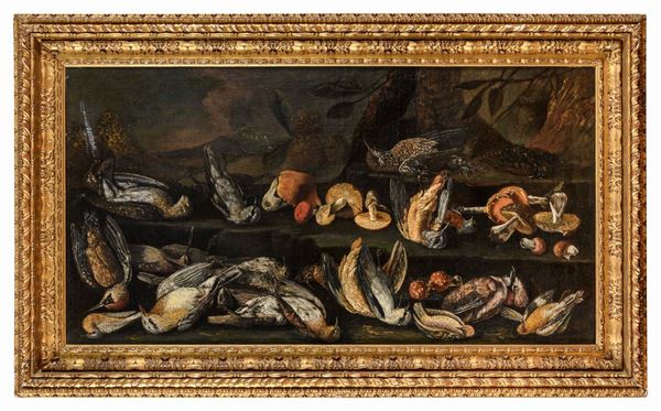 DIPINTO NATURA MORTA DI PITTORE FIAMMINGO DEL SEICENTO