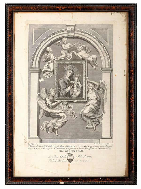 INCISIONE MARIA SS. DELLE GRAZIE