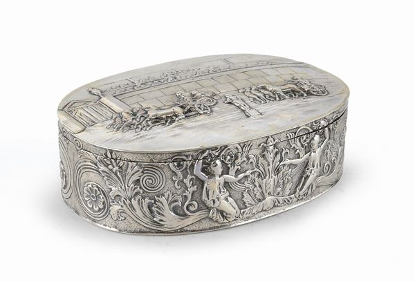 SCATOLA IN ARGENTO, GERMANIA XIX SECOLO