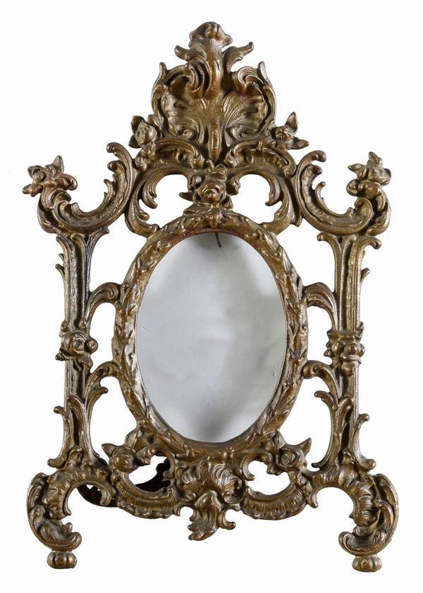 CORNICETTA DA TAVOLO IN BRONZO