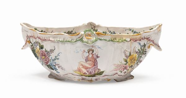 CENTRO TAVOLA IN CERAMICA, NOVE DI BASSANO
