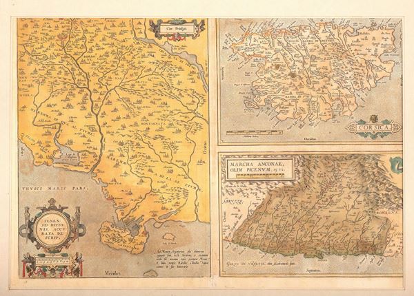 TRE INCISIONI GEOGRAFICHE, XVIII SECOLO