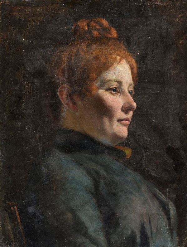 RITRATTO DI DONNA DI PITTORE FRANCESE