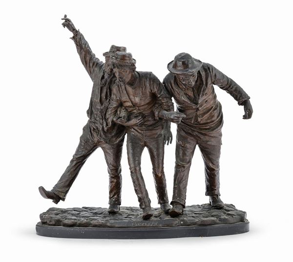 BRONZO I BEONI DI ERNESTO VOLPE