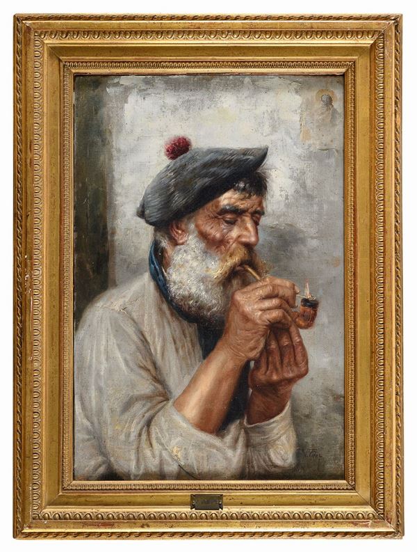 DIPINTO PESCATORE DI VINCENZO VOLPE