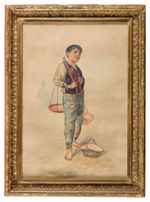 COPPIA DI ACQUERELLI DI DOMENICO PENNACCHINI