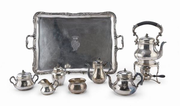 SERVIZIO DA T&#200; E CAFF&#200; IN ARGENTO, PUNZONE FRANCIA 1839/1878