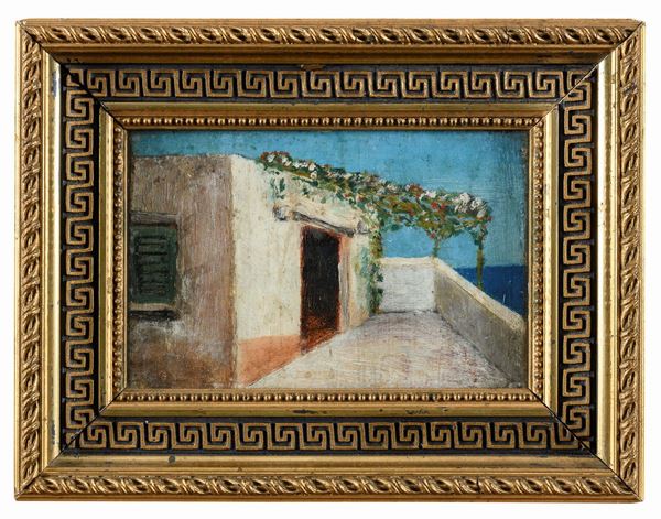 DIPINTO TERRAZZA SULLA COSTIERA