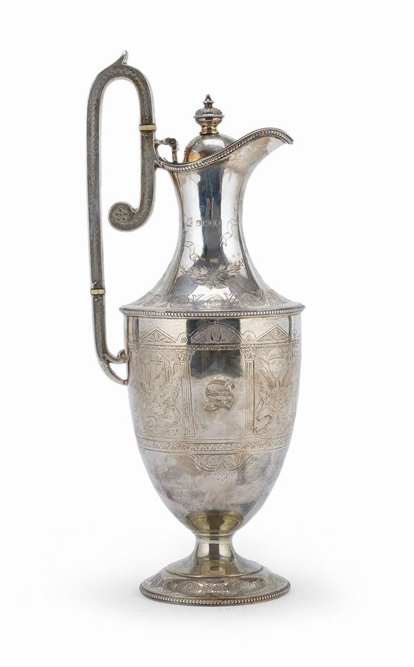 VERSATOIO IN ARGENTO, PUNZONE LONDRA 1883