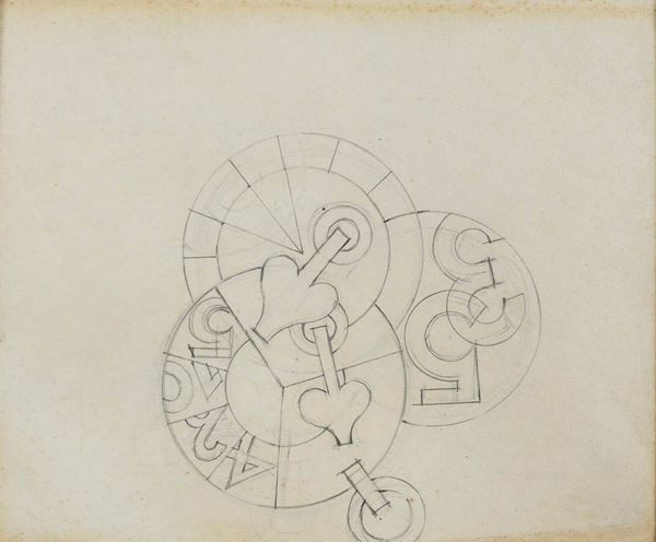 DISEGNO SVEGLIA, SVEGLIA! DI FORTUNATO DEPERO, 1929